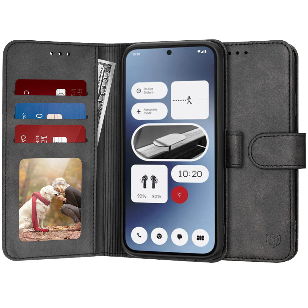 Funda para Nothing Phone (2a) Plus / Phone (2a), Techsuit, Diary Book, Negra
