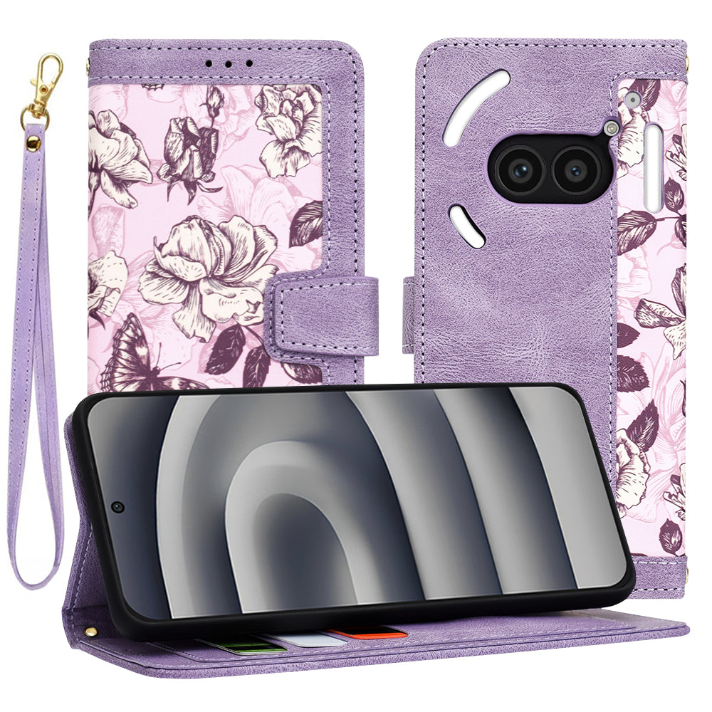 Funda para Nothing Phone (2a) Plus / Phone (2a), Techsuit, FlipCraft, Morado
