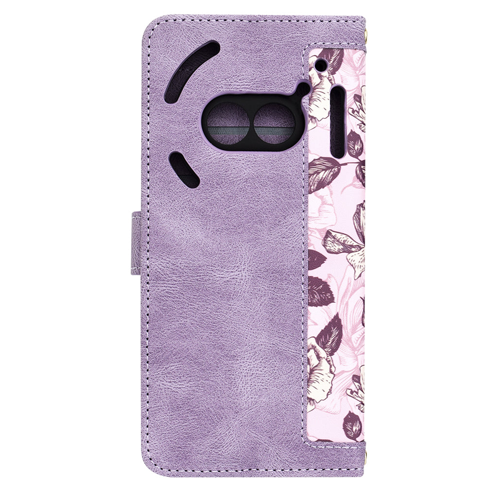 Funda para Nothing Phone (2a) Plus / Phone (2a), Techsuit, FlipCraft, Morado