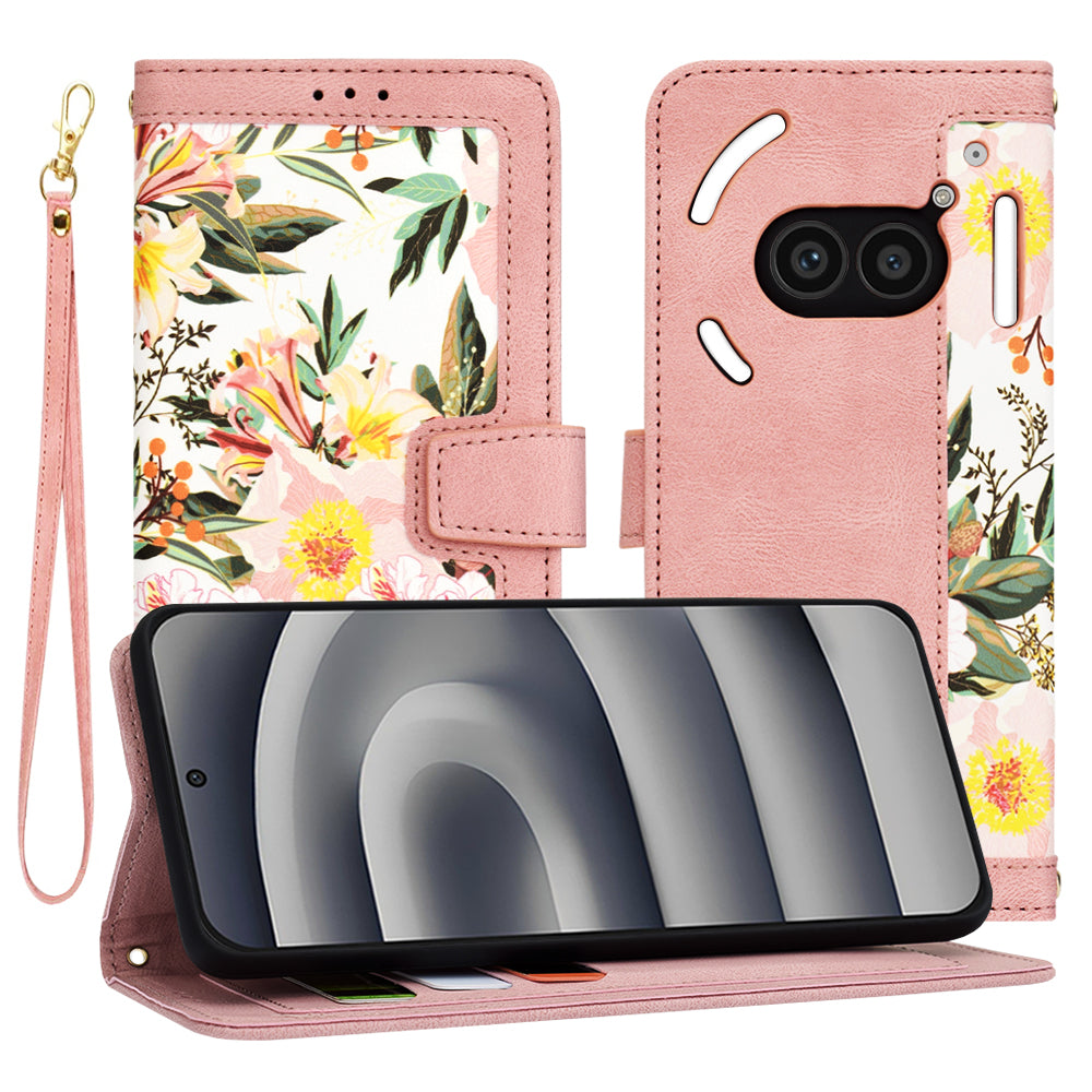 Funda para Nothing Phone (2a) Plus / Phone (2a), Techsuit, FlipCraft, Rosa