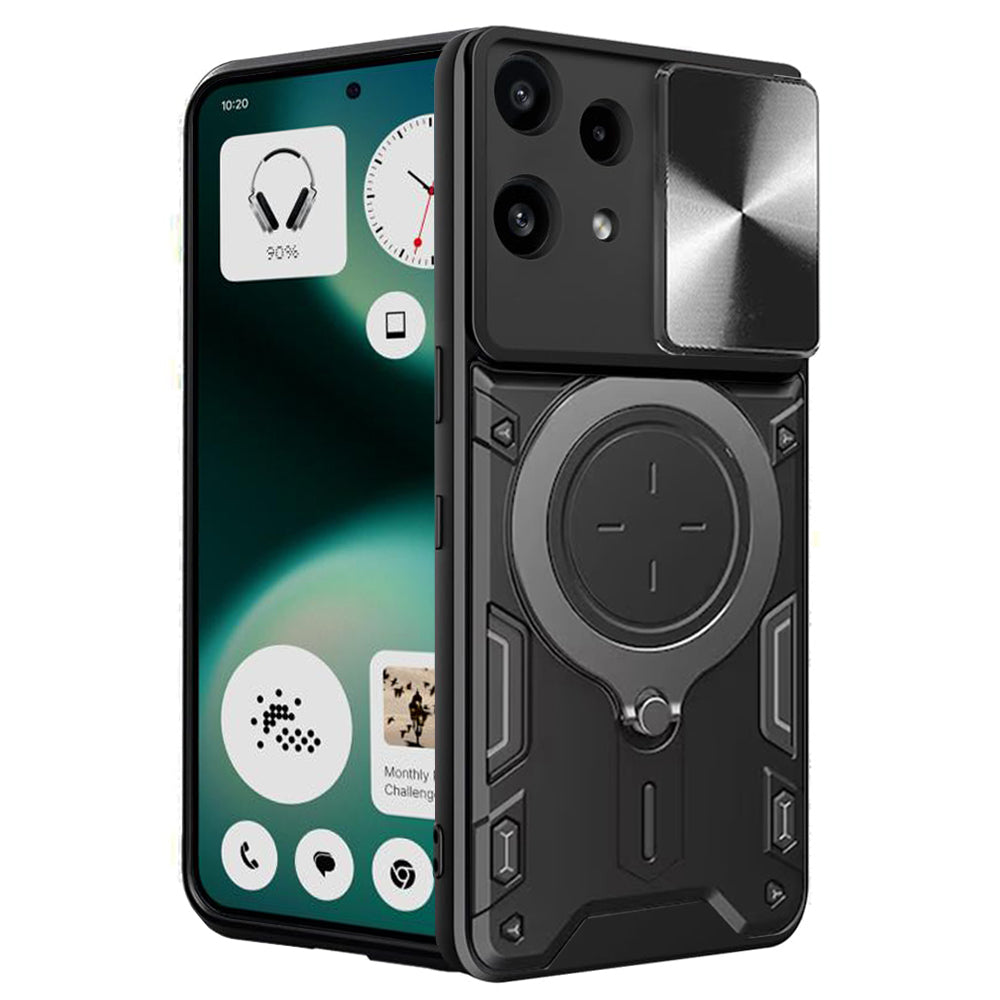 Funda para Nothing Phone (3a) Lite, Techsuit, CamGuard Pro, Negra
