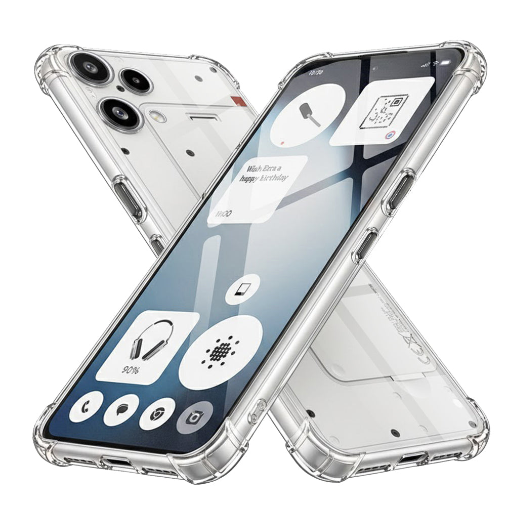 Funda para Nothing Phone (3a) Lite, Techsuit, Shockproof Clear, Transparente