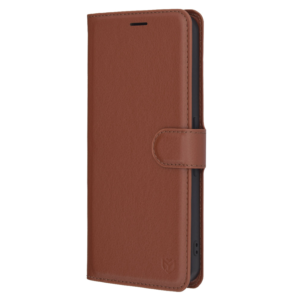 Funda para Nothing Phone (3a) Pro, Techsuit, Leather Folio, Marrón