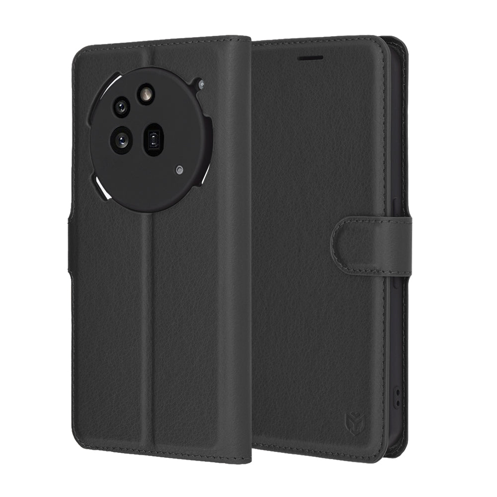 Funda para Nothing Phone (3a) Pro, Techsuit, Leather Folio, Negra