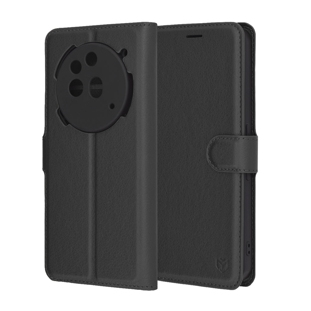 Funda para Nothing Phone (3a) Pro, Techsuit, Leather Folio, Negra