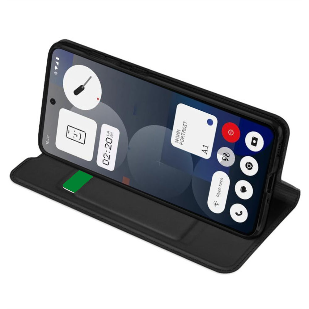 Funda para Nothing Phone (3a) Pro, Techsuit, Magskin Book, Negra