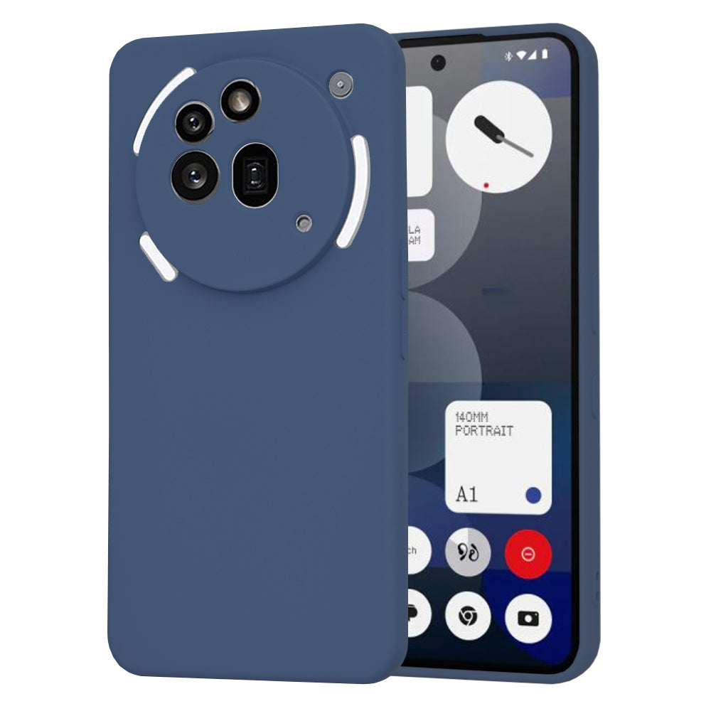 Funda para Nothing Phone (3a) Pro, Techsuit, SoftFlex, Azul marino