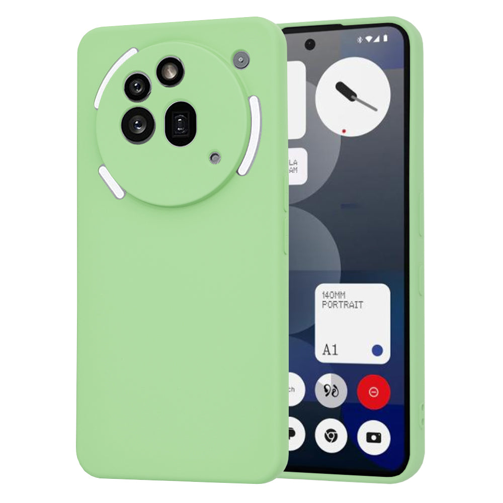Funda para Nothing Phone (3a) Pro, Techsuit, SoftFlex, Verde Claro