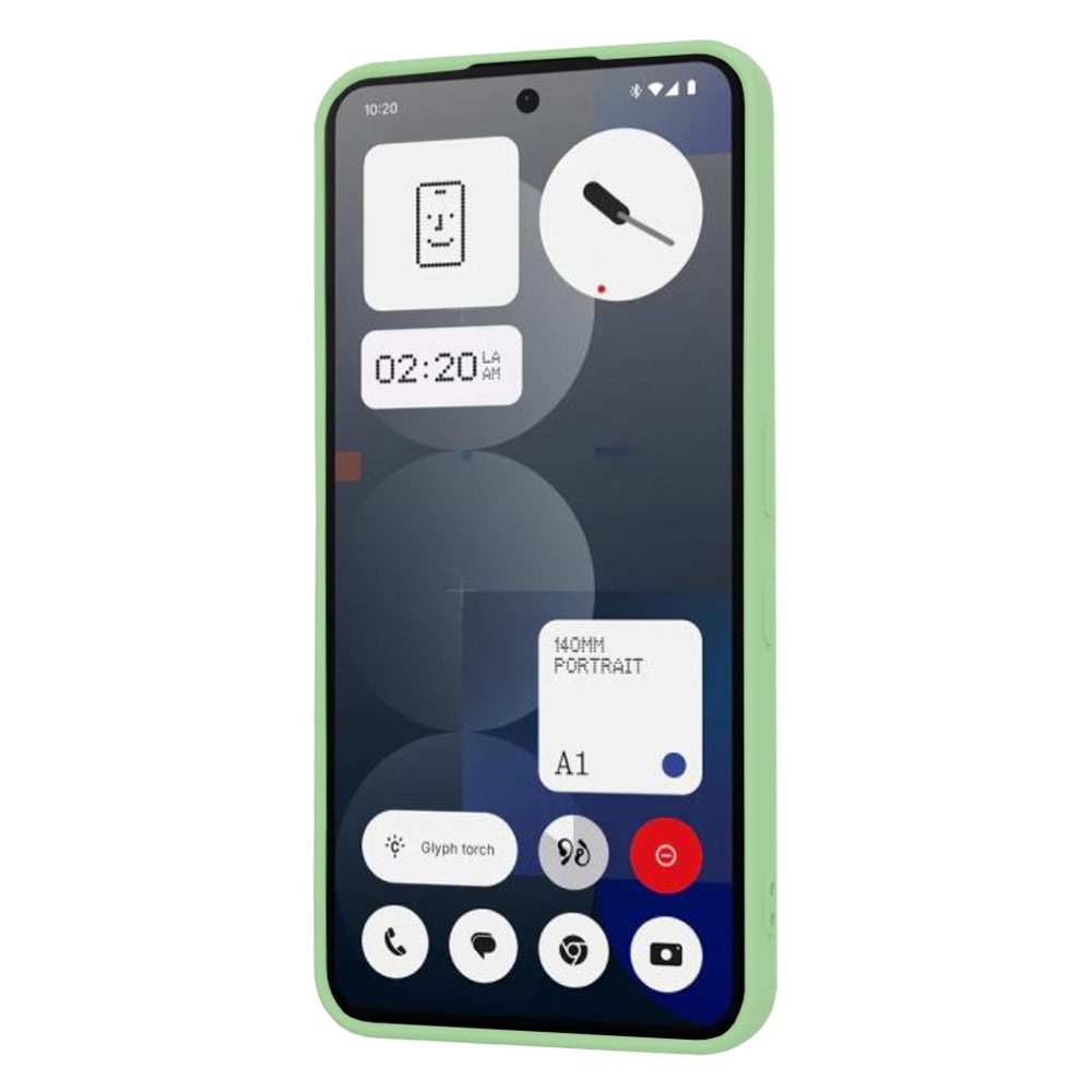 Funda para Nothing Phone (3a) Pro, Techsuit, SoftFlex, Verde Claro
