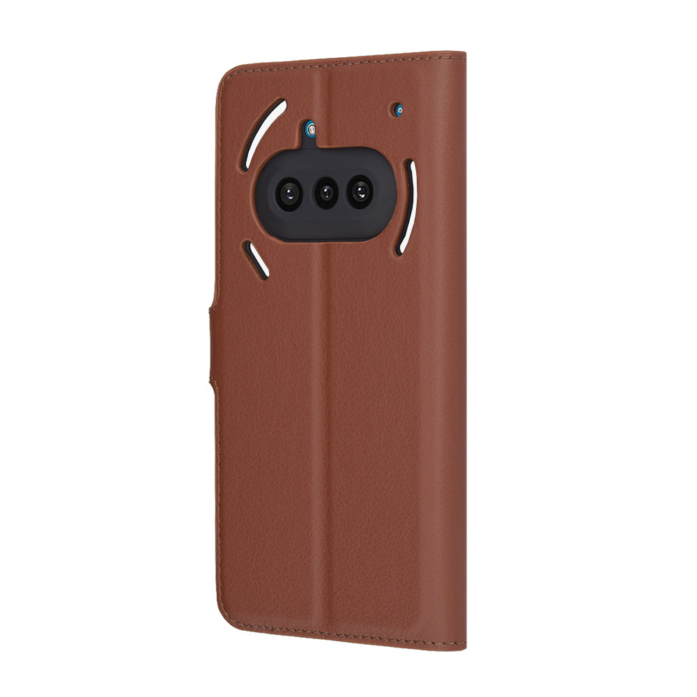 Funda para Nothing Phone (3a), Techsuit, Leather Folio, Marrón