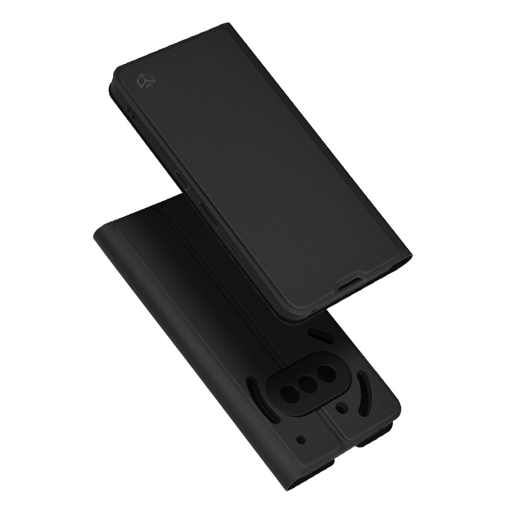 Funda para Nothing Phone (3a), Techsuit, Magskin Book, Negra