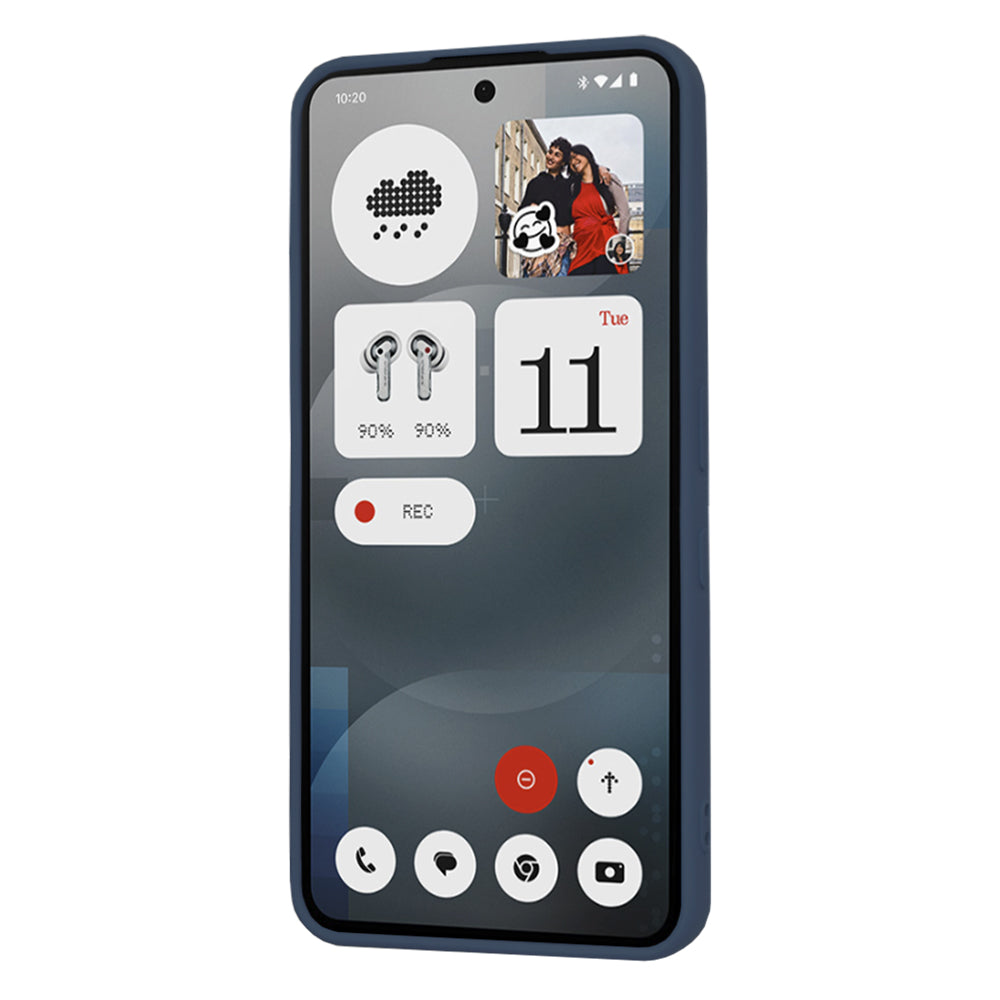 Funda para Nothing Phone (3a), Techsuit, SoftFlex, Azul marino