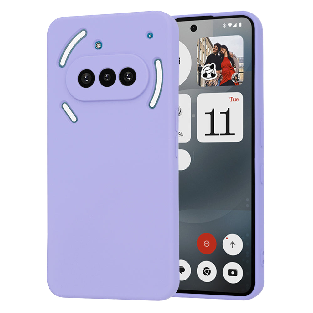 Funda para Nothing Phone (3a), Techsuit, SoftFlex, Morado Claro