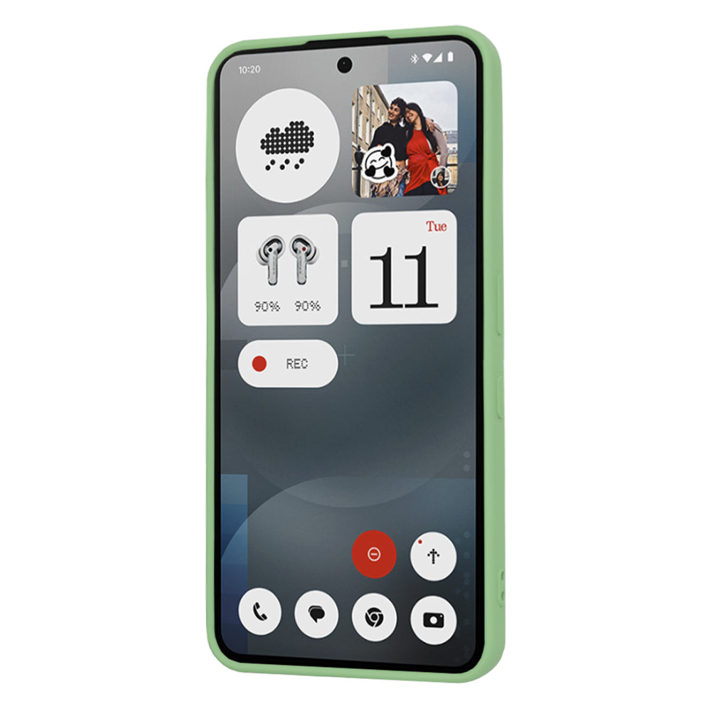 Funda para Nothing Phone (3a), Techsuit, SoftFlex, Verde Claro