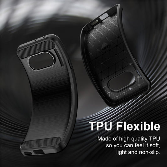 Funda para Nothing Phone (4a), Techsuit, Carbon, Negra