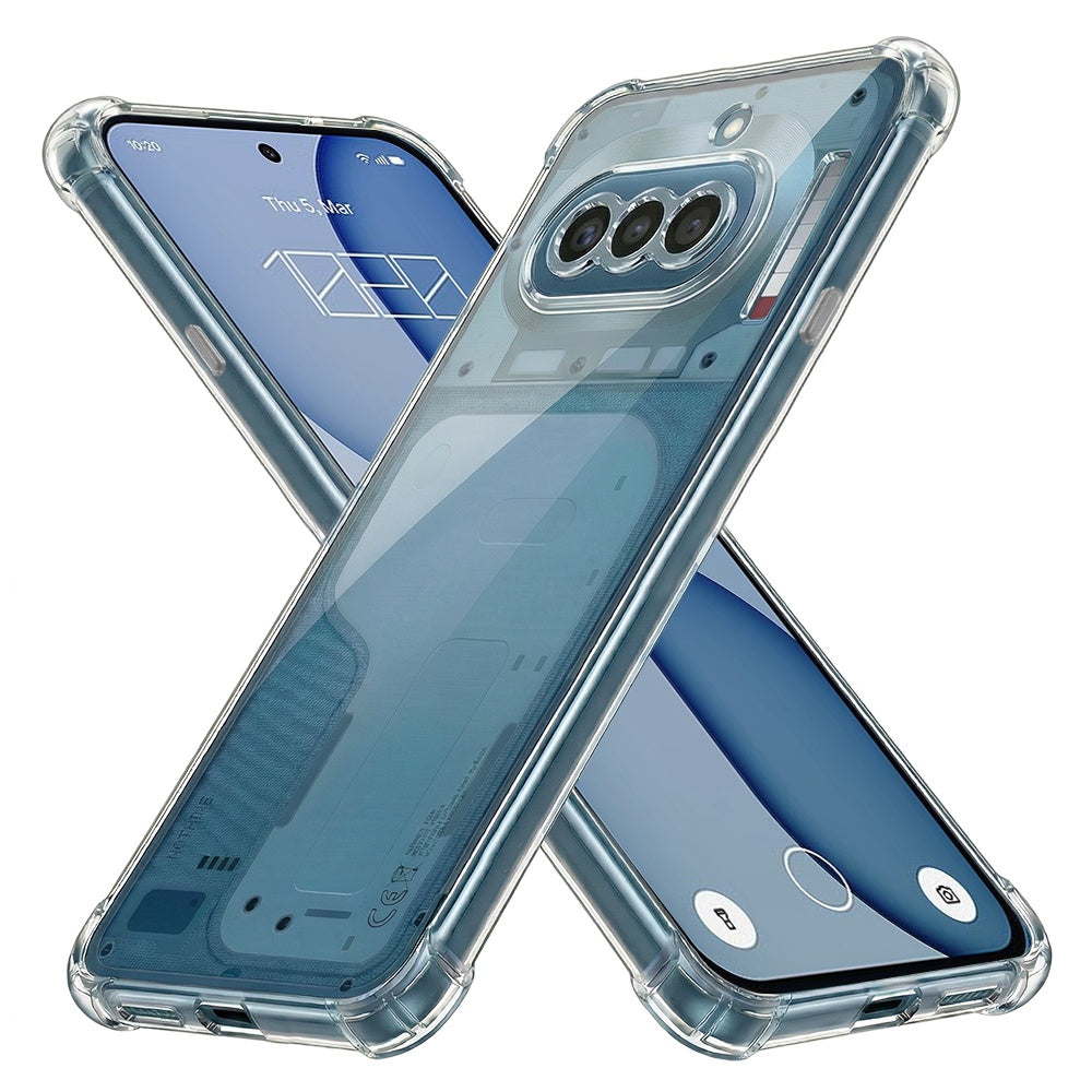 Funda para Nothing Phone (4a), Techsuit, Shockproof Clear, Transparente