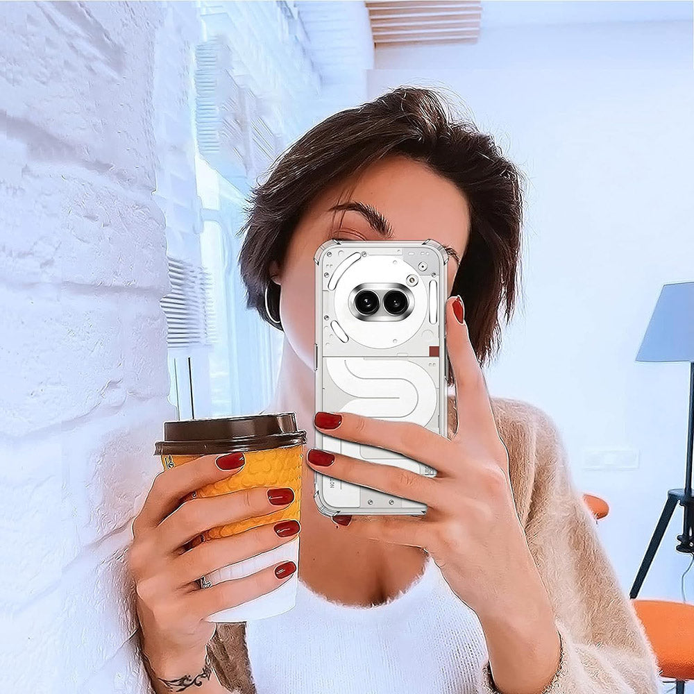 Funda para Nothing Phone (4a), Techsuit, Shockproof Clear, Transparente