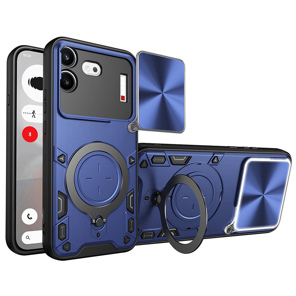 Funda para Nothing Phone (4b), Techsuit, CamGuard Pro, Azul