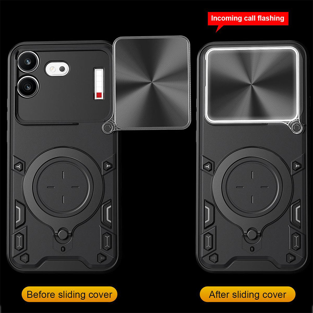 Funda para Nothing Phone (4b), Techsuit, CamGuard Pro, Negra
