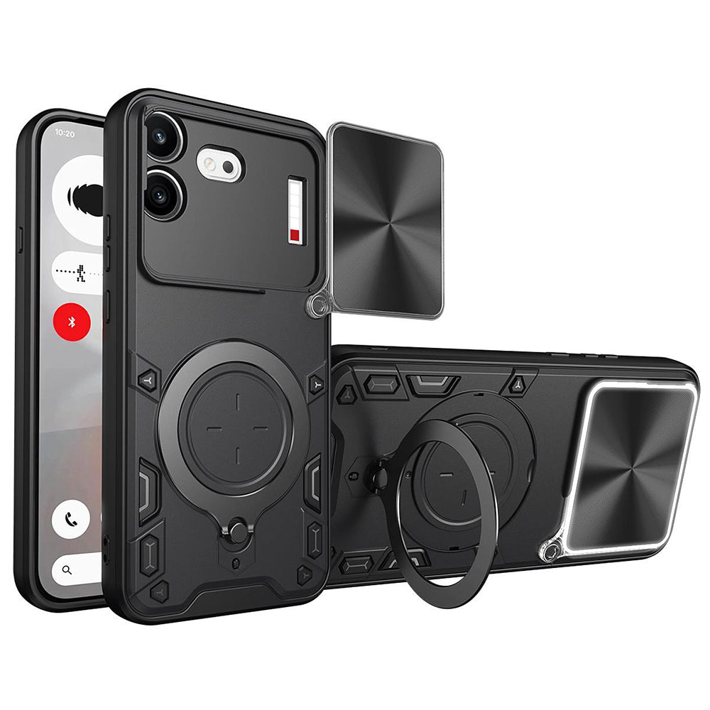 Funda para Nothing Phone (4b), Techsuit, CamGuard Pro, Negra