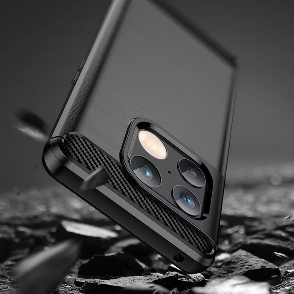 Funda para OnePlus 10 Pro, Techsuit, Carbono, Negra