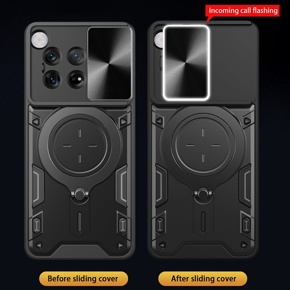 Funda para OnePlus 12, Techsuit, CamGuard Pro, Negra