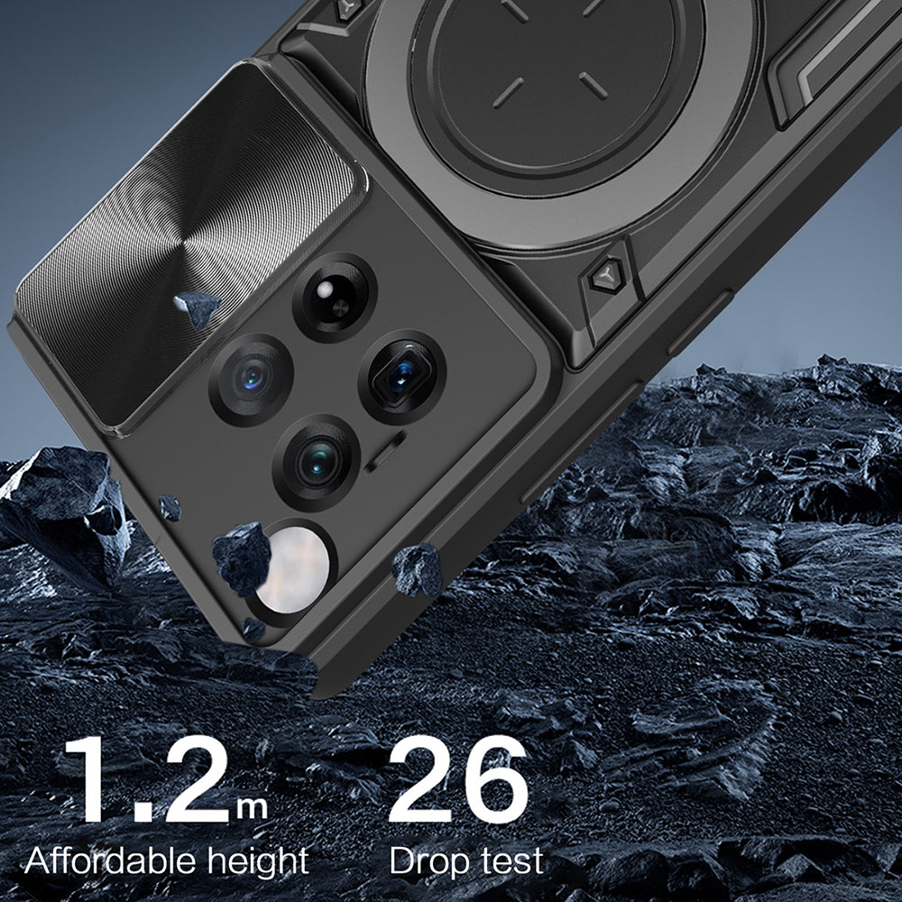 Funda para OnePlus 12, Techsuit, CamGuard Pro, Negra