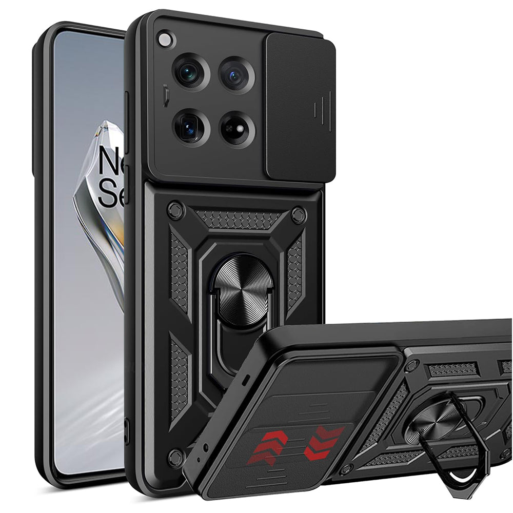 Funda para OnePlus 12, Techsuit, CamShield, Negra