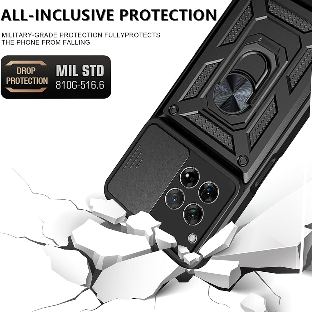 Funda para OnePlus 12, Techsuit, CamShield, Negra