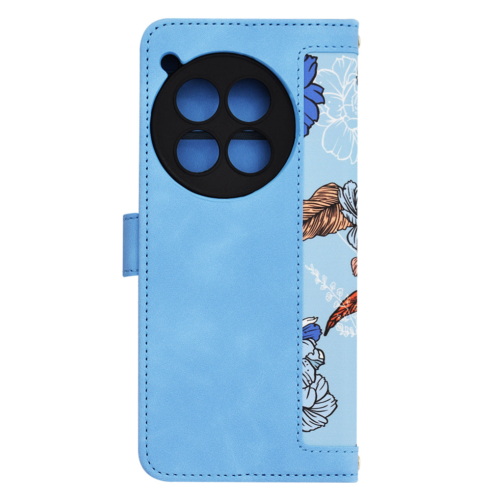 Funda para OnePlus 12, Techsuit, FlipCraft, Azul