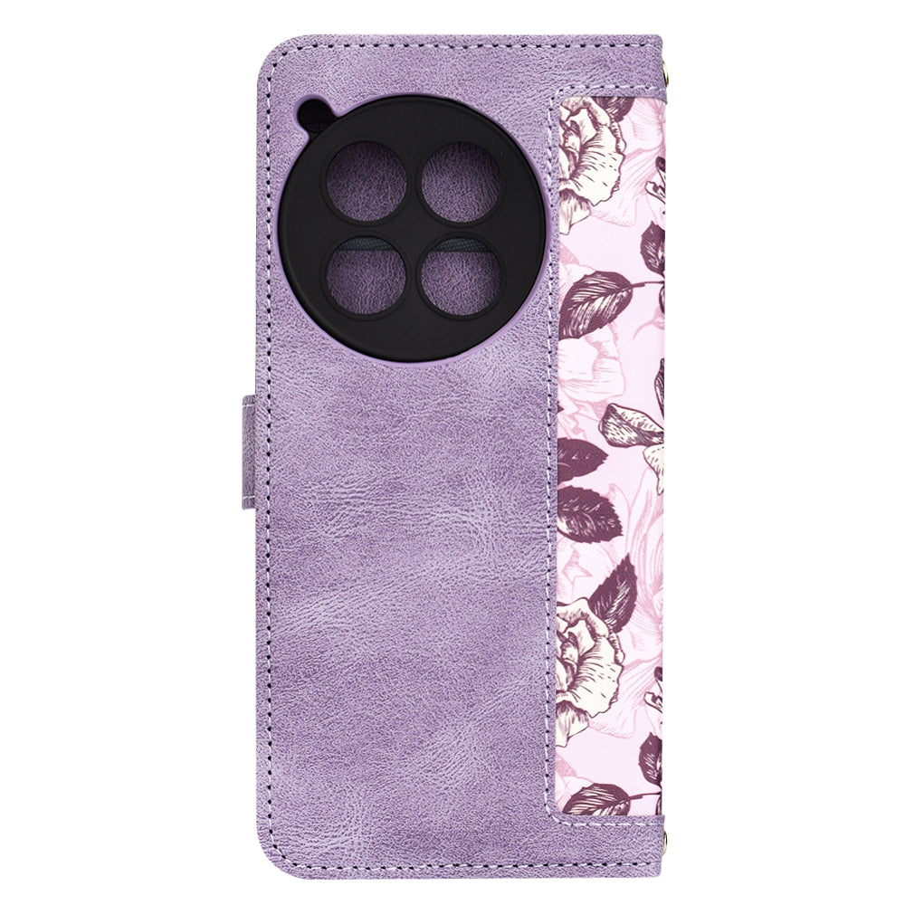 Funda para OnePlus 12, Techsuit, FlipCraft, Morado