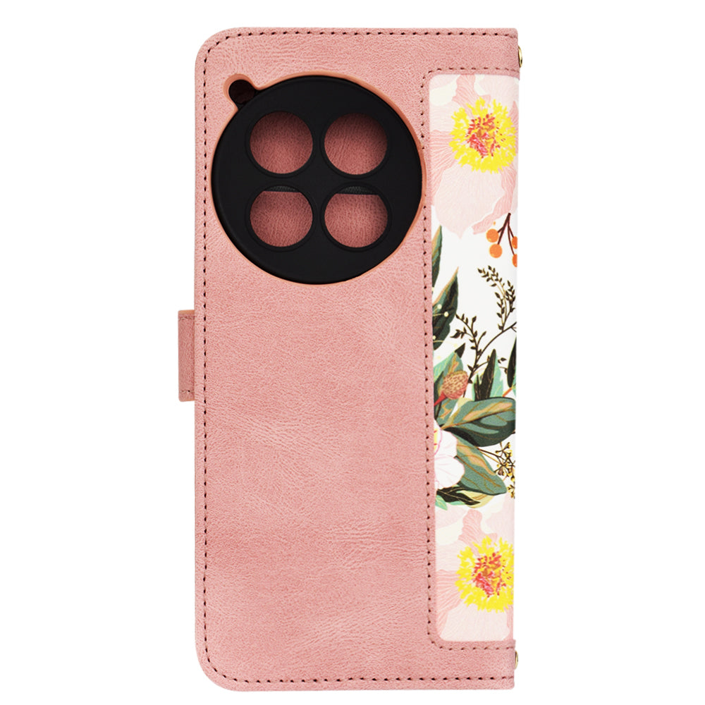 Funda para OnePlus 12, Techsuit, FlipCraft, Rosa