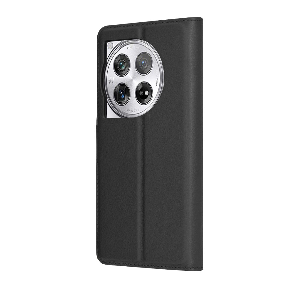 Funda para OnePlus 12, Techsuit, Leather Folio, Negra