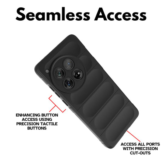 Funda para OnePlus 12, Techsuit, Magic Shield, Negra