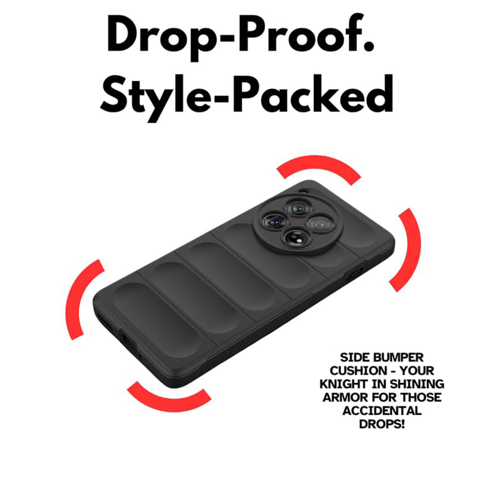 Funda para OnePlus 12, Techsuit, Magic Shield, Negra