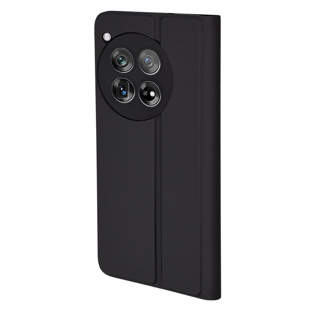Funda para OnePlus 12, Techsuit, Magskin Book, Negra