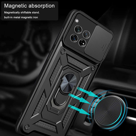 Funda para OnePlus 12R, Techsuit, CamShield, Negra