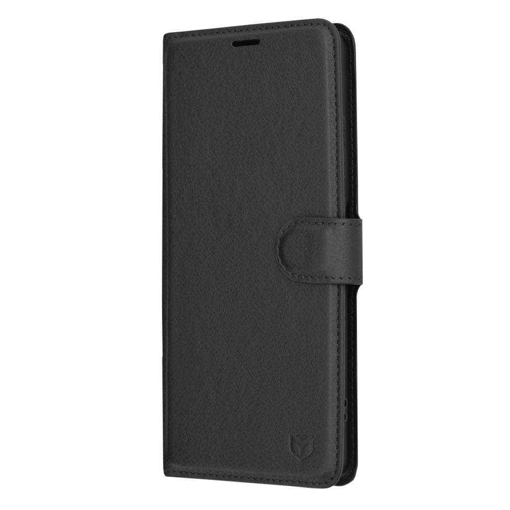 Funda para OnePlus 12R, Techsuit, Leather Folio, Negra