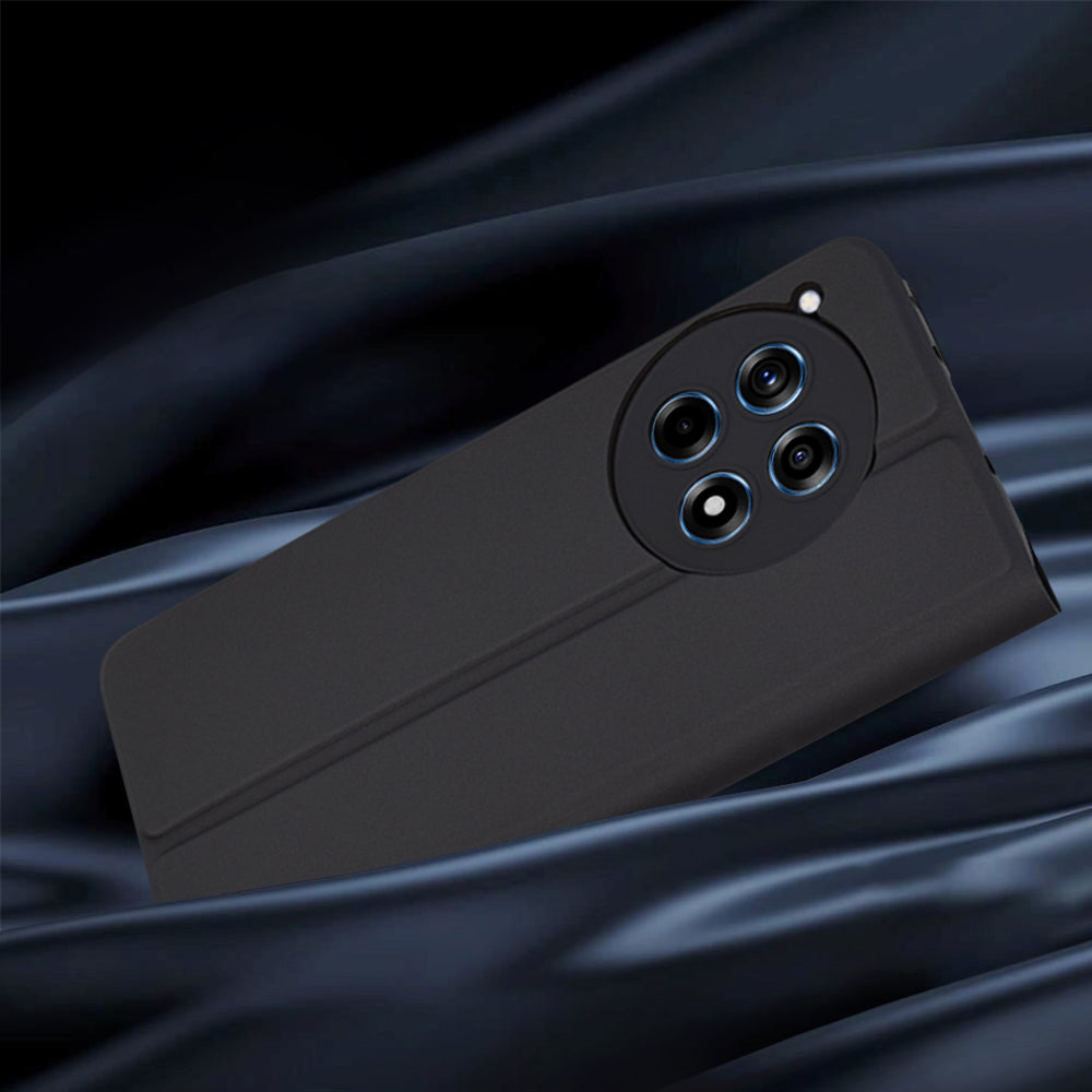 Funda para OnePlus 12R, Techsuit, Magskin Book, Negra
