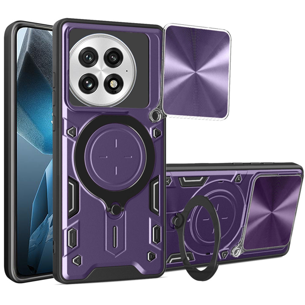 Funda para OnePlus 13, Techsuit, CamGuard Pro, Morado
