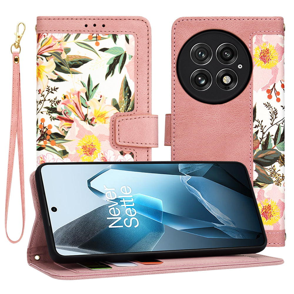 Funda para OnePlus 13, Techsuit, FlipCraft, Rosa