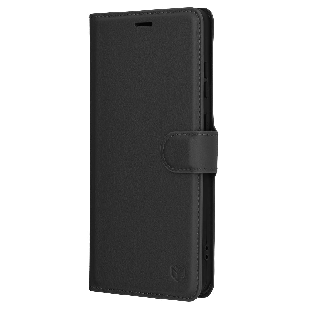 Funda para OnePlus 13R, Techsuit, Leather Folio, Negra