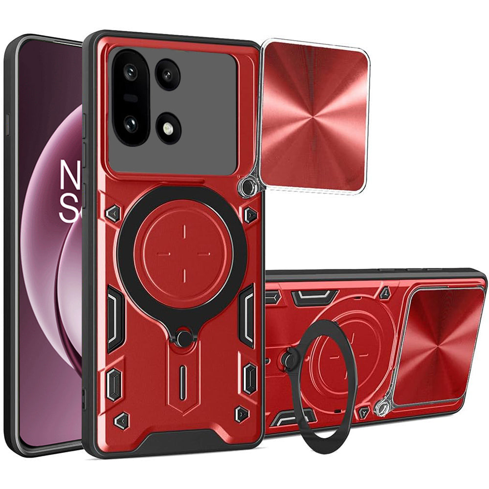 Funda para OnePlus 15, Techsuit, CamGuard Pro, Roja