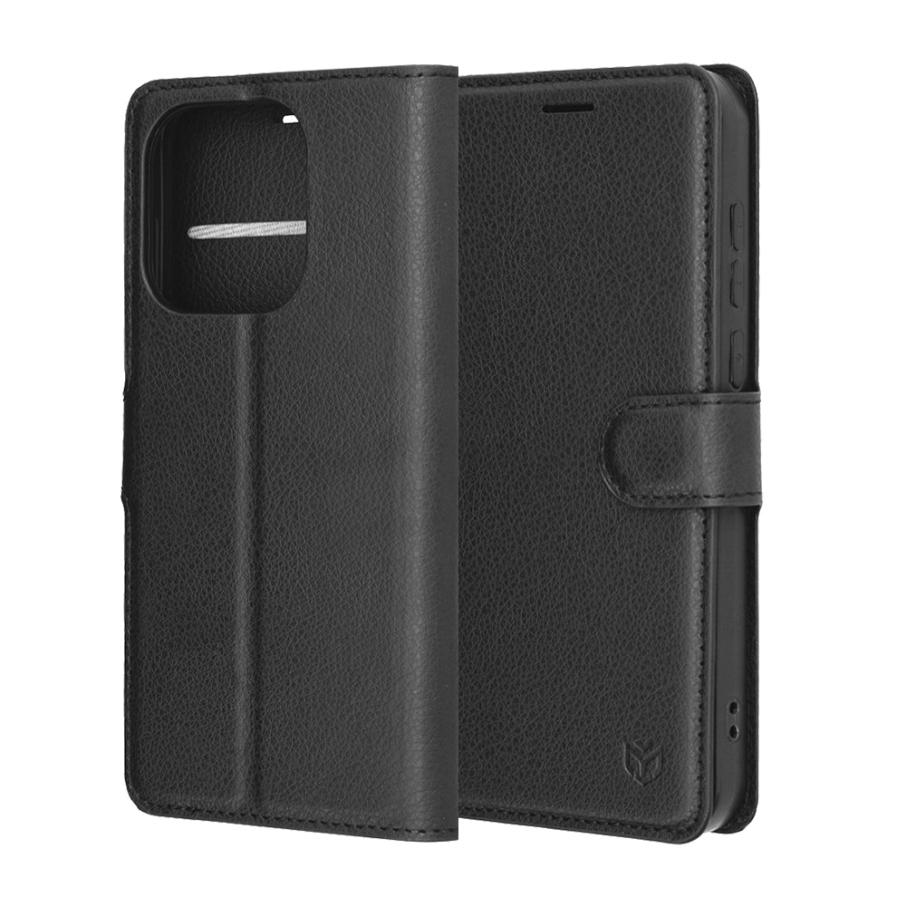 Funda para OnePlus 15, Techsuit, Leather Folio, Negra