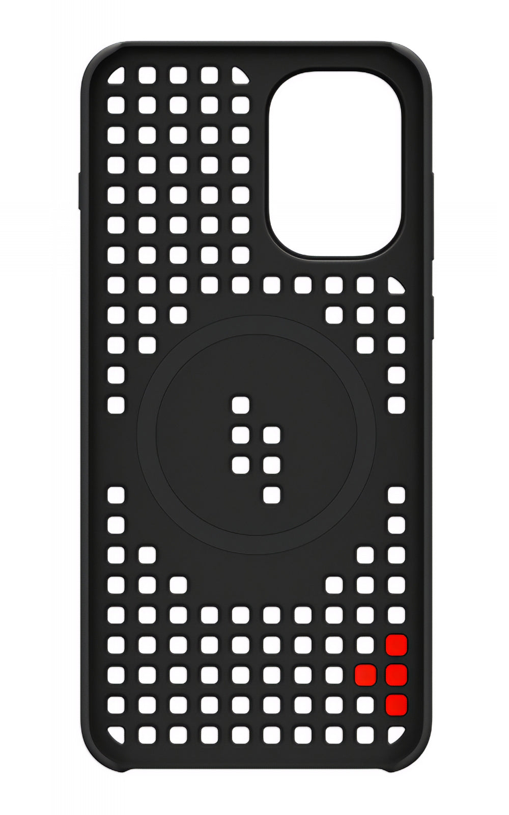 Funda para OnePlus 15R, Hole Pattern Magnetic, Negra 5431102123