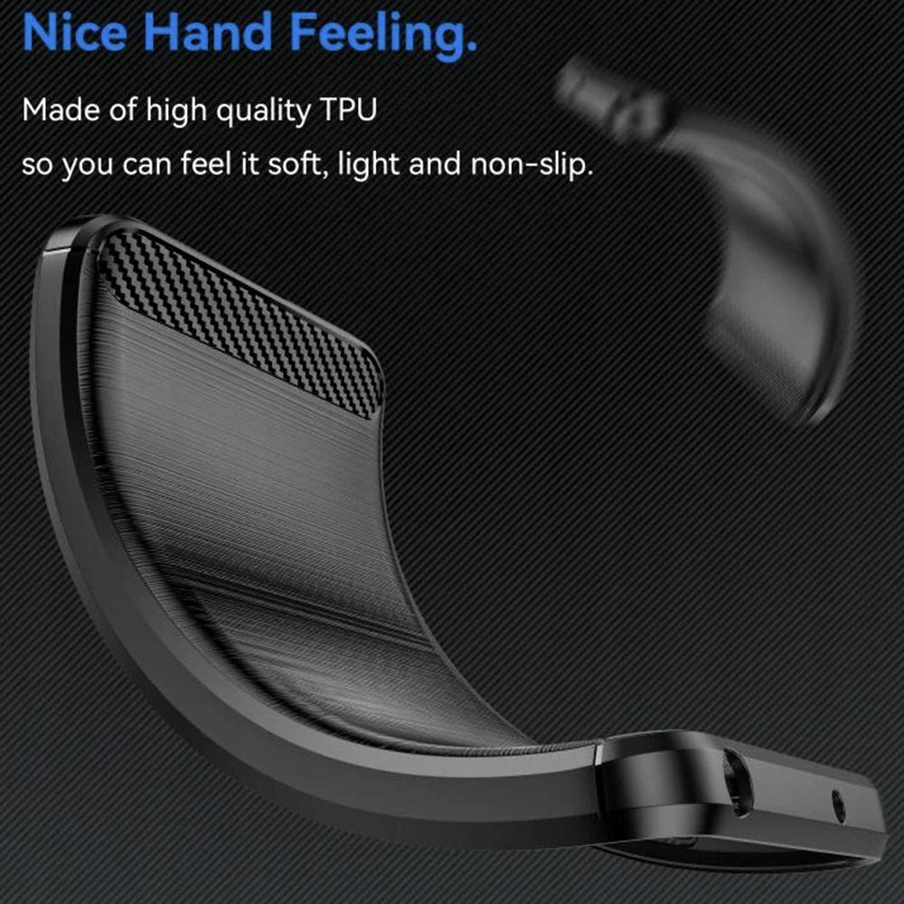 Funda para OnePlus 15R, Techsuit, Carbono, Negra