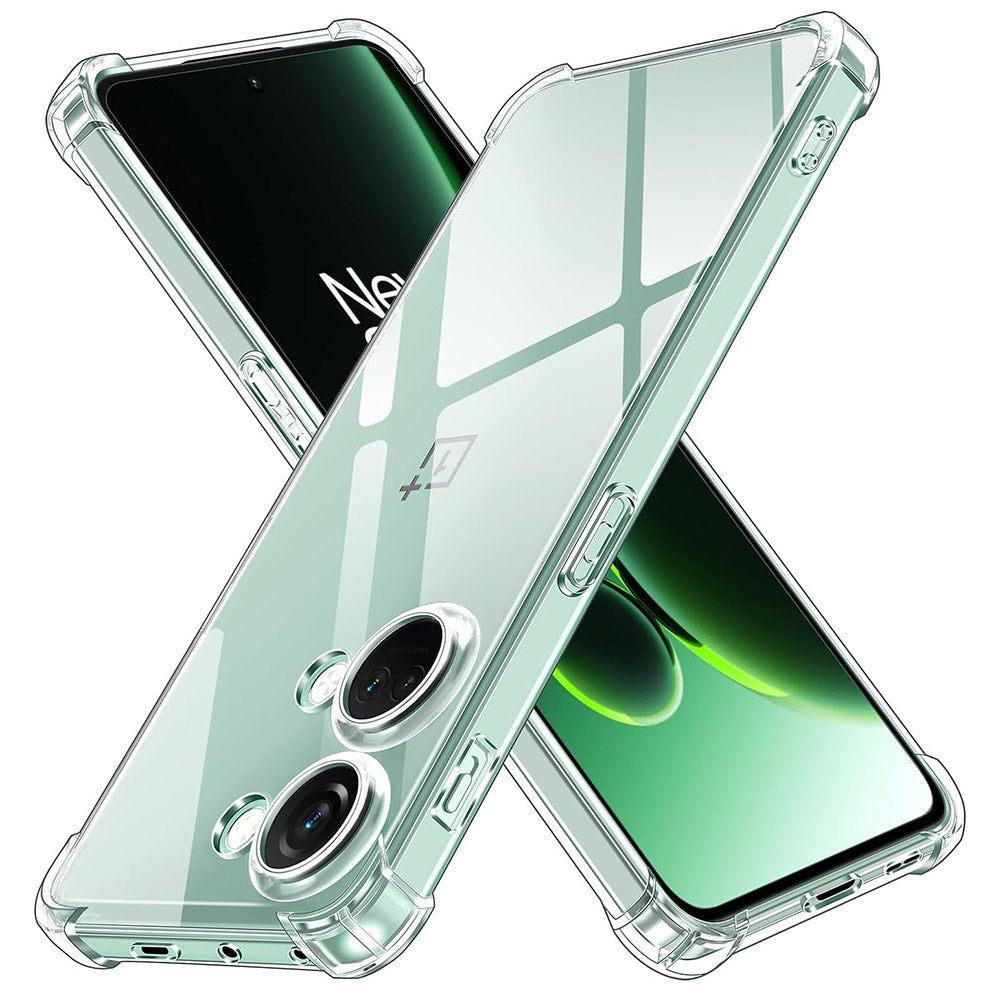 Funda para OnePlus Nord 3, Techsuit, Antigolpes Transparente, Transparente