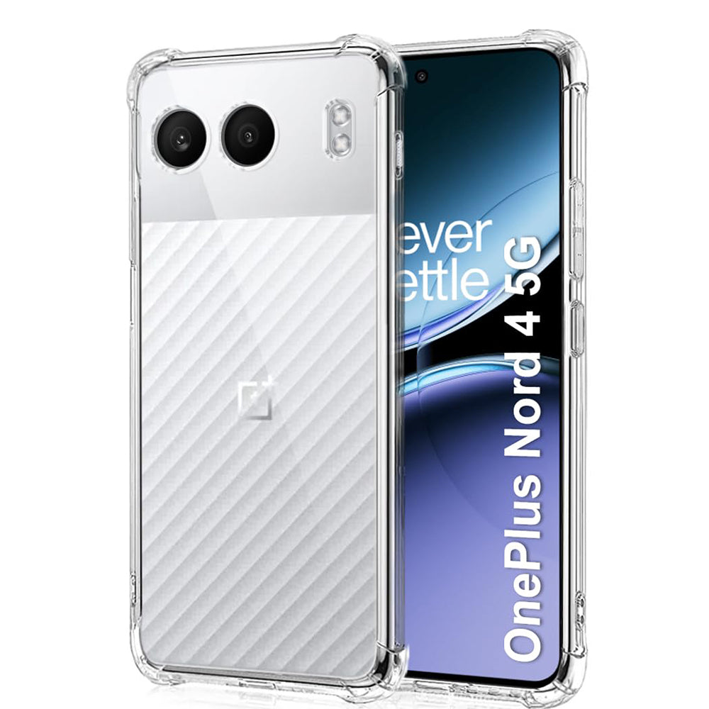 Funda para OnePlus Nord 4, Techsuit, Antichoque Transparente, Transparente