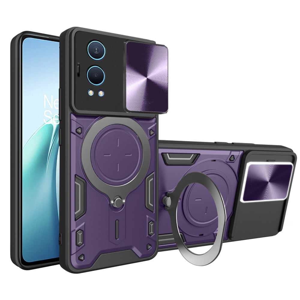 Funda para OnePlus Nord CE4 Lite, Techsuit, CamGuard Pro, Morado