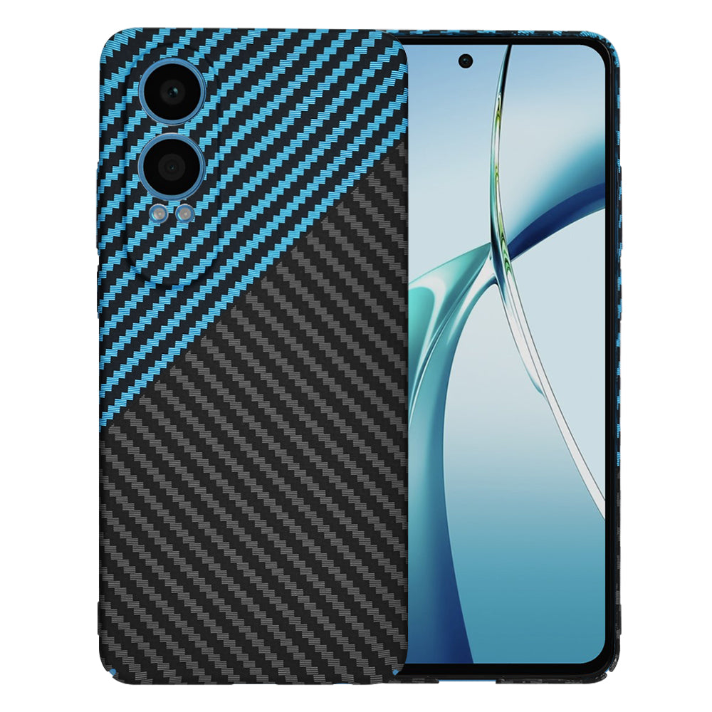 Funda para OnePlus Nord CE4 Lite, Techsuit, Carbonite FiberShell, Negra Bleu